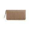TWINOX, 5-pcs Calf leather Zip fastener case taupe, small 3