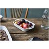 Ceramique, 20 x 16 cm rectangular ceramic Oven dish white, small 4