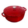 La Cocotte, 3.6 l cast iron round Winter Essential French Oven, cherry - Visual Imperfections, small 1
