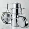 Industry 5, 10-pc, 18/10 Stainless Steel, Pots And Pans Set, small 9
