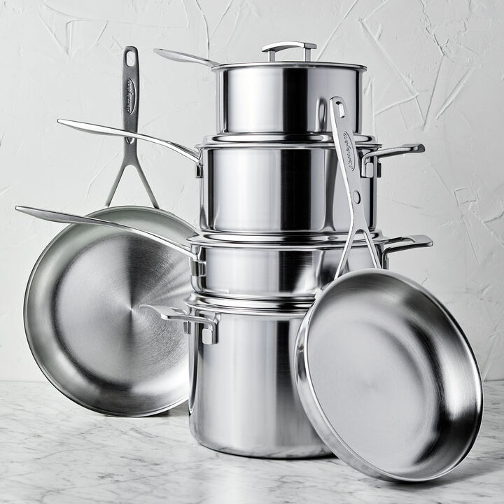 Industry 5, 10-pc, 18/10 Stainless Steel, Pots And Pans Set, large 3