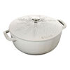 Cast Iron, 2.5 qt, Saute Pan Snowflake, White Truffle, small 1