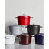 La Cocotte, Cocotte Dyb 24 cm / 4,75 l, Rund, Sort, St&oslash;bejern, small 14