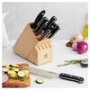 Gourmet, 10-pc, Knife block set, Natural, small 2