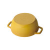 La Cocotte, 1.1 l cast iron round French oven marguerite, citron, small 5