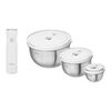 Fresh & Save BOWLS, 真空保存ステンレスボウルSML、真空ポンプセット, small 1