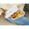 Fresh & Save, Vakuum set lunchboxar, 6-st/L, Semitransparent-Gr&aring;/ Blandade f&auml;rger, Plast, small 5