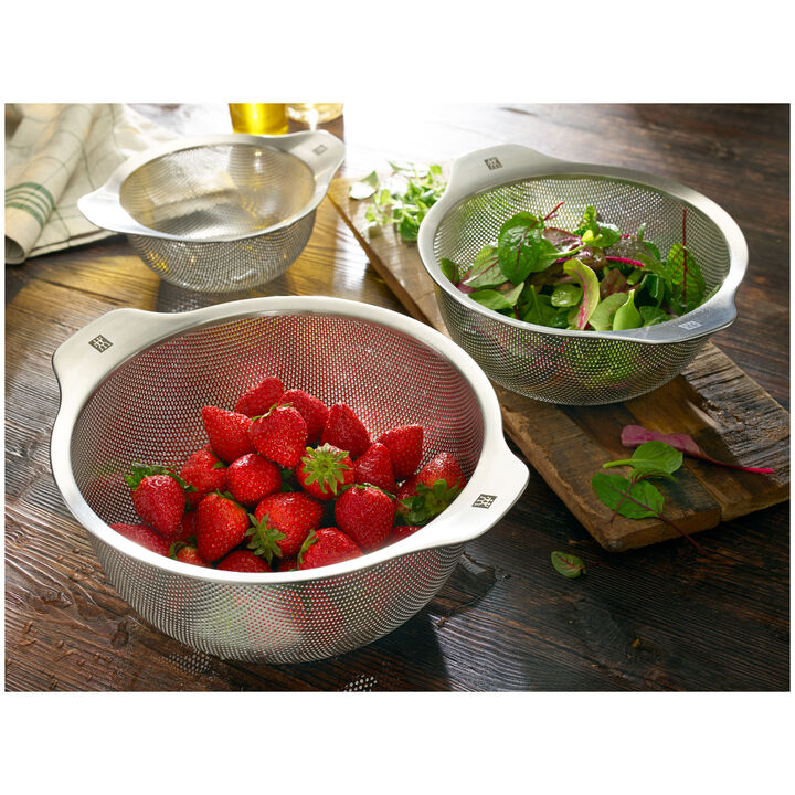 Table, Siebset, 3-tlg. / 16/20/24 cm, Edelstahl, large 2