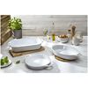 Ceramique, Mixed Baking Dish Set White 3 Piece, small 2