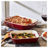 Stoneware, 2-pc, Rectangular Baking Dish Set, Rustic Red, small 4