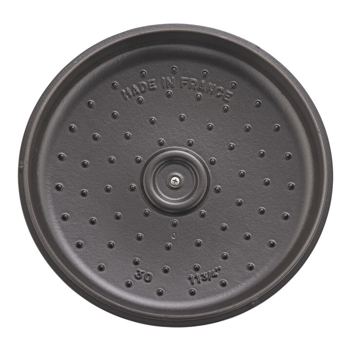 Cast Iron, 3.5 qt, Braiser, Grenadine, large 4