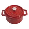 Cast Iron, 0.25 qt, Mini Round Dutch Oven, Cherry, small 1