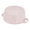 Cast Iron, 4 qt, Round, Dutch Oven, Peony Pink, small 6