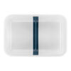 Fresh & Save, Vacu&uuml;m brooddoos L plat, Kunststof, semitransparan-La-Mer blauw, small 4