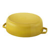 Cast Iron, 6.25 qt, Wide Oval Dutch Oven, Citron, small 5