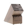 14, Knife block empty, Walnut, small 1