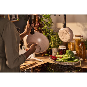 Wok Tava | 28 cm | Al&uuml;minyum | seramik yapışmaz kaplama,,large 6