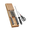 Pro, 7-pc, Block Set with Beechwood In-Drawer Knife Tray, Natural, small 1