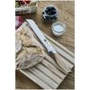 Tevere, Coltello da pane seghettato - 20 cm, naturale, small 3