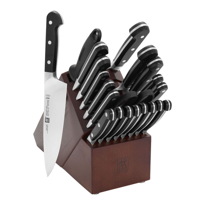 Pro, 22-pc, Knife block set, Matte Black, large 1