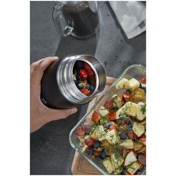Yemek Kavanozu, 700 ml, paslanmaz &ccedil;elik, Siyah,,large 11