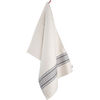 French Line, 70 cm x 50 cm Kitchen towel, grey, small 3