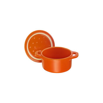 Mini D&ouml;k&uuml;m Tencere | Turuncu | 10 cm | 200 ml | yuvarlak,,large 6