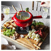 8-inch, Cast Iron, Fondue Set Enamel, small 2
