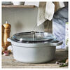 La Cocotte, Cocotte mit Glasdeckel 24 cm, rund, Weisser Tr&uuml;ffel, Gusseisen, small 4