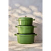 Cast Iron, 5.5 qt, Round, Dutch Oven, Pistachio, small 12