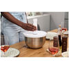 Fresh & Save BOWLS, Vacuum bowl L / 24 cm, stainless steel, Silver, small 10