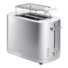 2 SHORT SLOTS TOASTER WITH BUN WARMER - SILVER, small 1