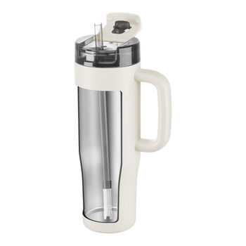 Thermo Straw Tumbler, 900 ml, paslanmaz &ccedil;elik, A&ccedil;ık Bej,,large 5