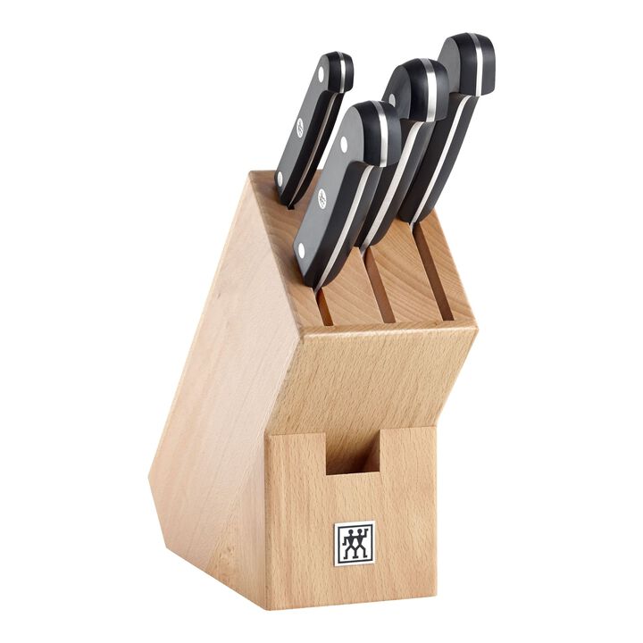 Gourmet, 5-tlg, Messerblock, natur, 5-tlg., Natur, large 1