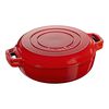 Cast Iron, 3.5 qt, Braise + grill, Cherry, small 1