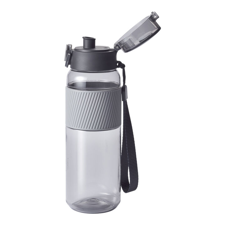Bottle, Drinking bottle, 680 ml, tritan, Grey, large 3