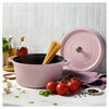 Cast Iron, 7 qt, Round, Dutch Oven, Peony Pink, small 3