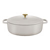 Bellamonte, Cocotte ovale - 33 cm, avorio, small 2