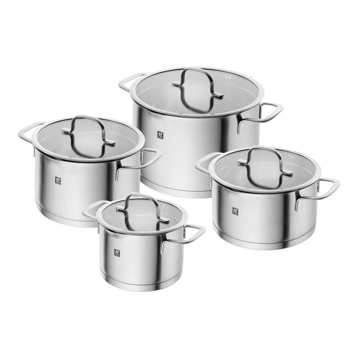 TrueFlow, Kochtopfset 4-tlg, Edelstahl, large 1