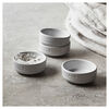 Dinnerware, 4-pc, condiment dishes, White, small 2
