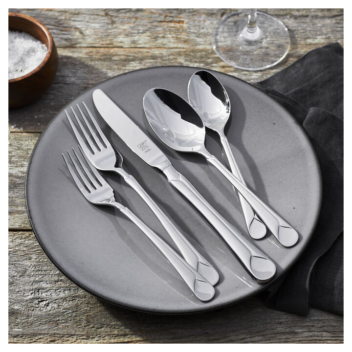 Provence, 20 Piece Flatware Set matted/polished, large 2