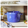 Cast Iron, 5 qt, Round, Tall Dutch Oven, Blueberry, small 8