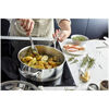 Atlantis, 5 qt Saut&eacute; Pan With Helper Handle And Lid, 18/10 Stainless Steel , small 2