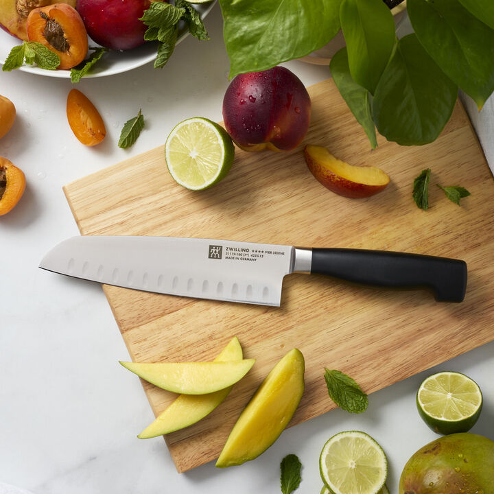 Four Star, Santoku 7 inch, hollow edge, large 3
