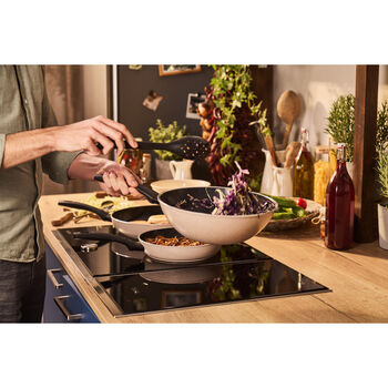 Wok Tava | 28 cm | Al&uuml;minyum | seramik yapışmaz kaplama,,large 5