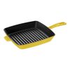 Cast Iron, 12-inch, Cast Iron, Square, Grill Pan, Citron, small 1