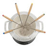 Specialities, Fondue Set Gebirge 20 cm, rund, Weisser Tr&uuml;ffel, Gusseisen, small 3