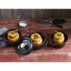 La Cocotte, Cocotte rotonda - 14 cm, Nera, small 2