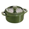 Ceramique, Mini Cocotte 10 cm, rund, Basilikum-Gr&uuml;n, Keramik, small 1