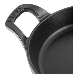 6-inch, Round, Gratin Baking Dish, Graphite Grey